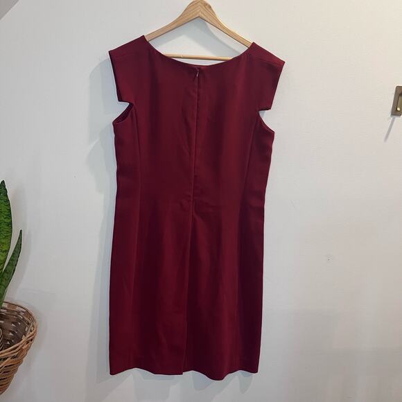 MM. Lafleur Cap Sleeve Sheath Dress Size 10 Professional Designer - Picture 6 of 7